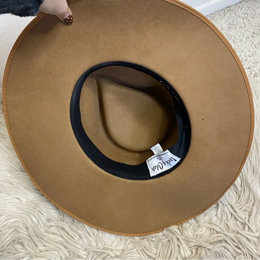 Lack of Color Teak Rancher Brown Tan Felt Wool Wide Brim Hat